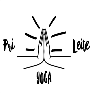 Logo da marca Pri Leite Yoga, registrada com A Dama das Marcas