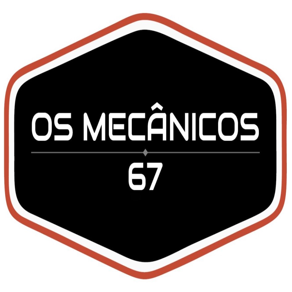 Logo da marca Os Mecânicos 67, registrada com A Dama das Marcas