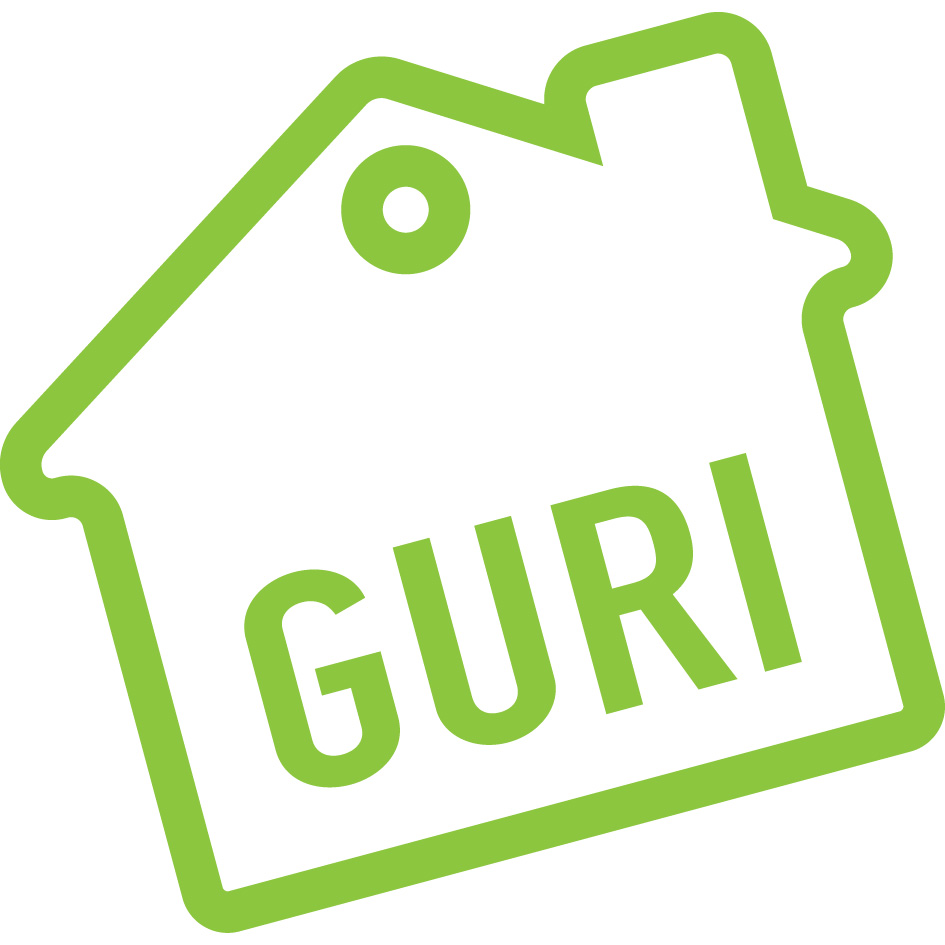 Logo da marca Guri, registrada com A Dama das Marcas