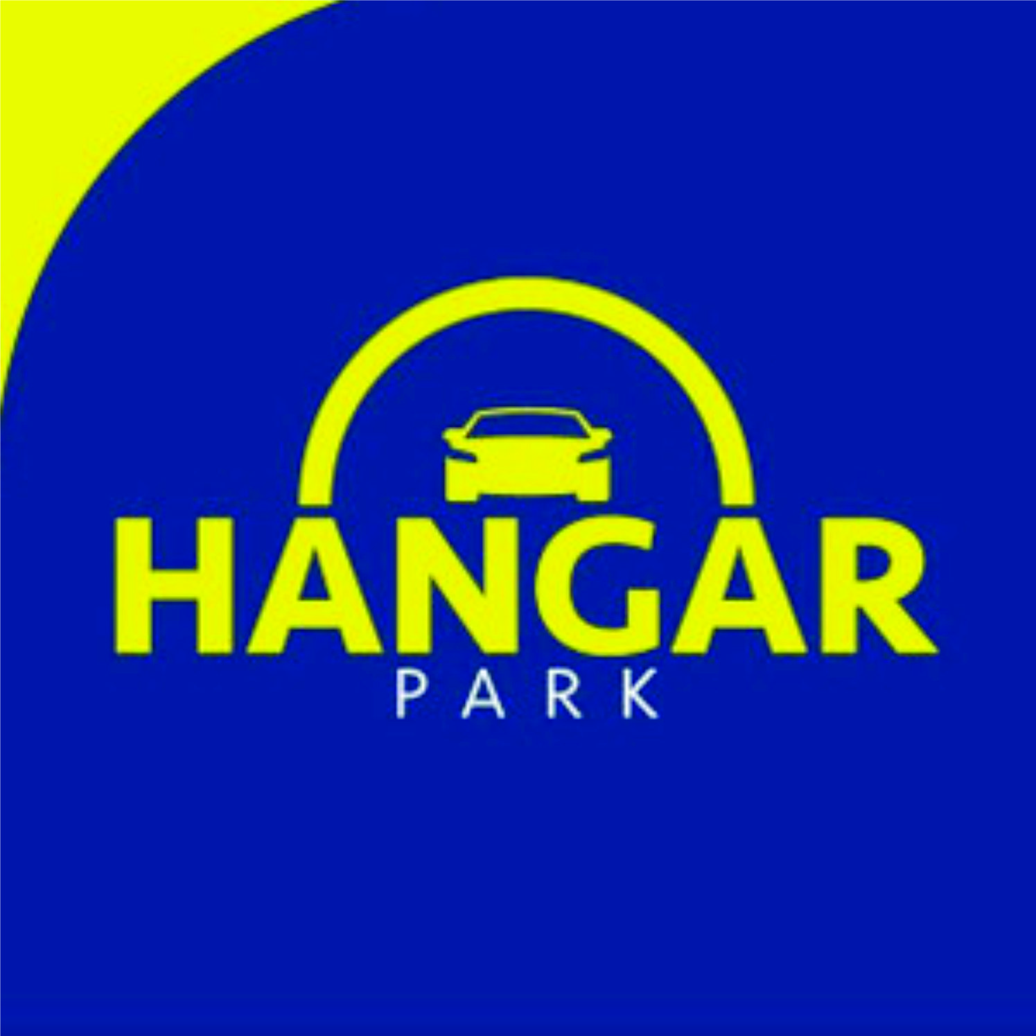 Logo da marca Hangar, registrada com A Dama das Marcas