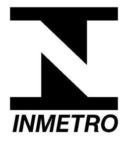 Logo da marca Inmetro, registrada com A Dama das Marcas