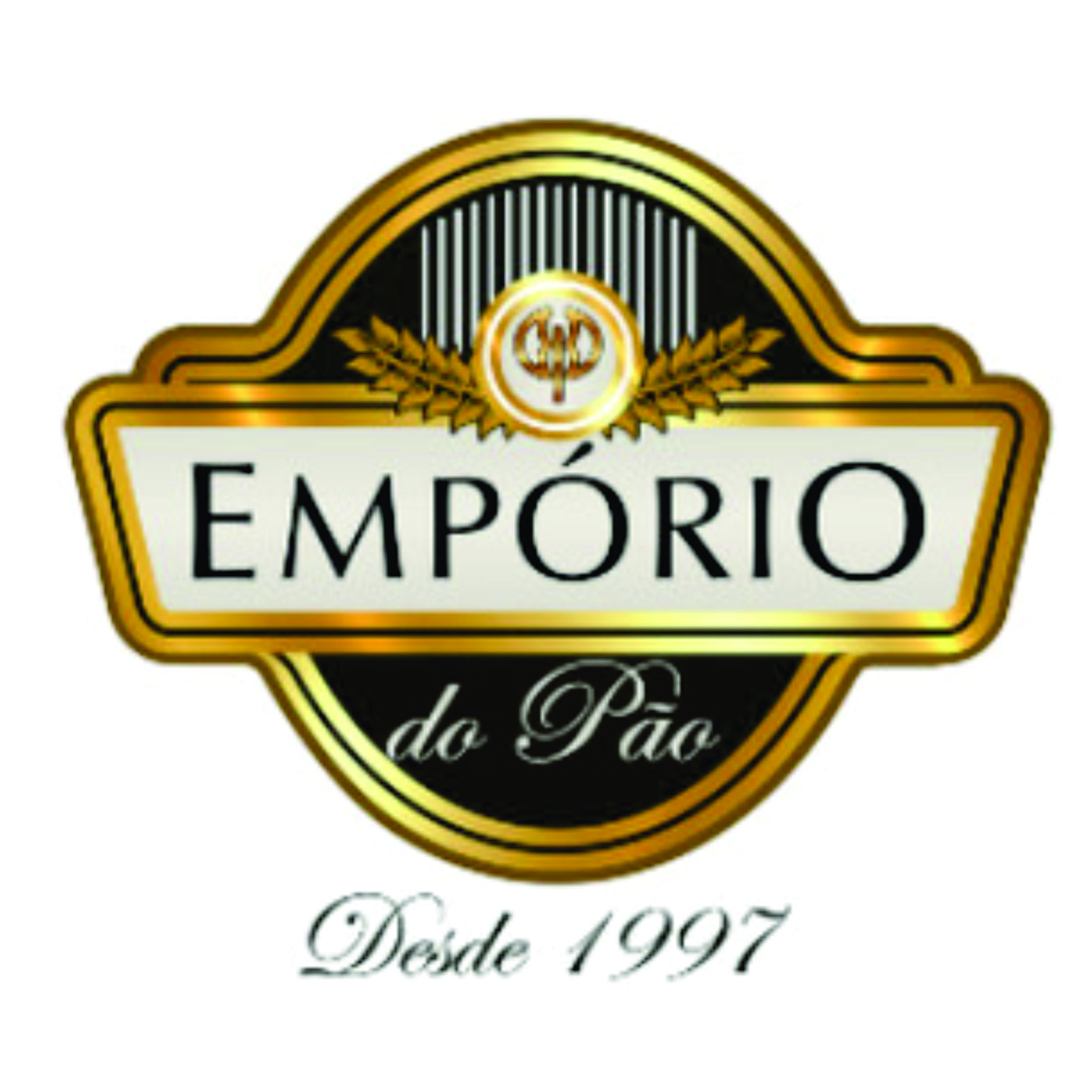 Logo da marca Empório, registrada com A Dama das Marcas